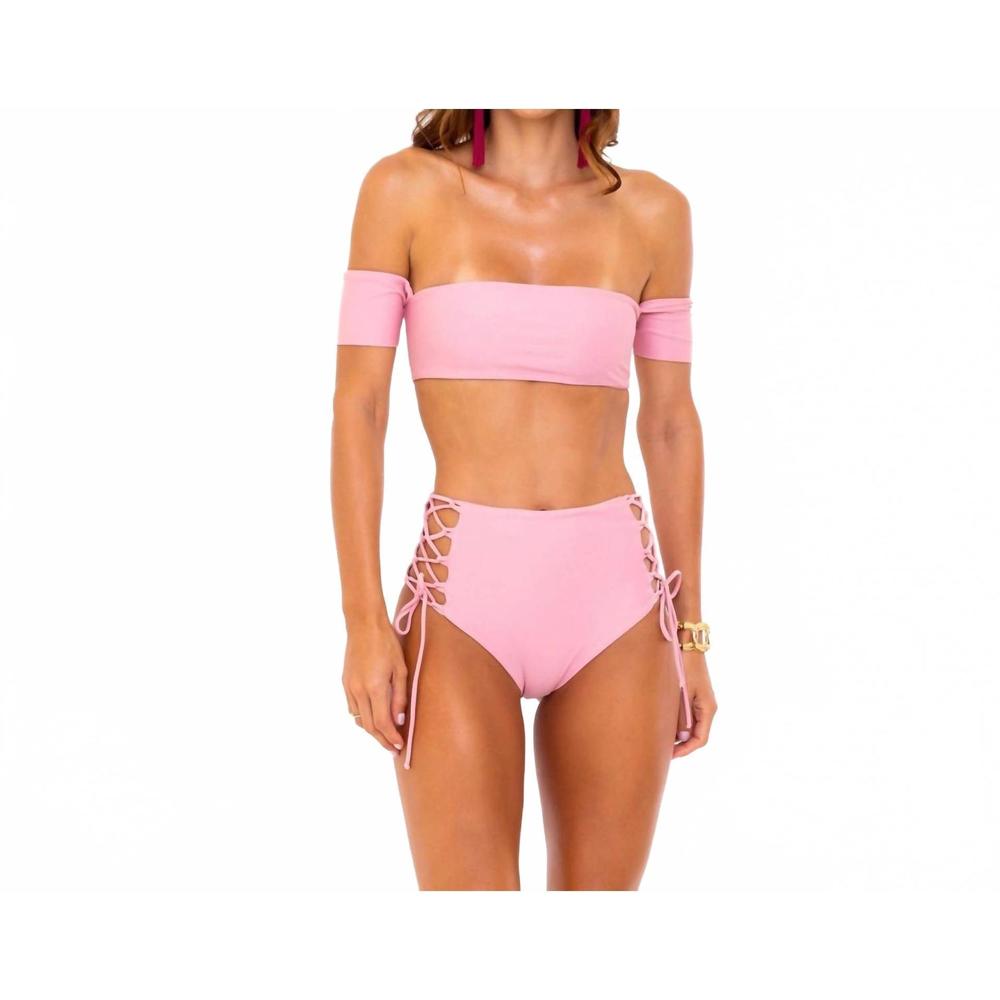 NEW SOAH women's high waisted bottom in ivy pink